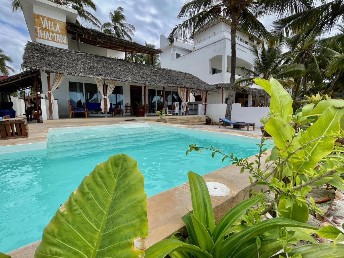 Beachfront Villa Thamani With Private Pool And Beach Zanzibarhouses Pwani Mchangani Exterior photo