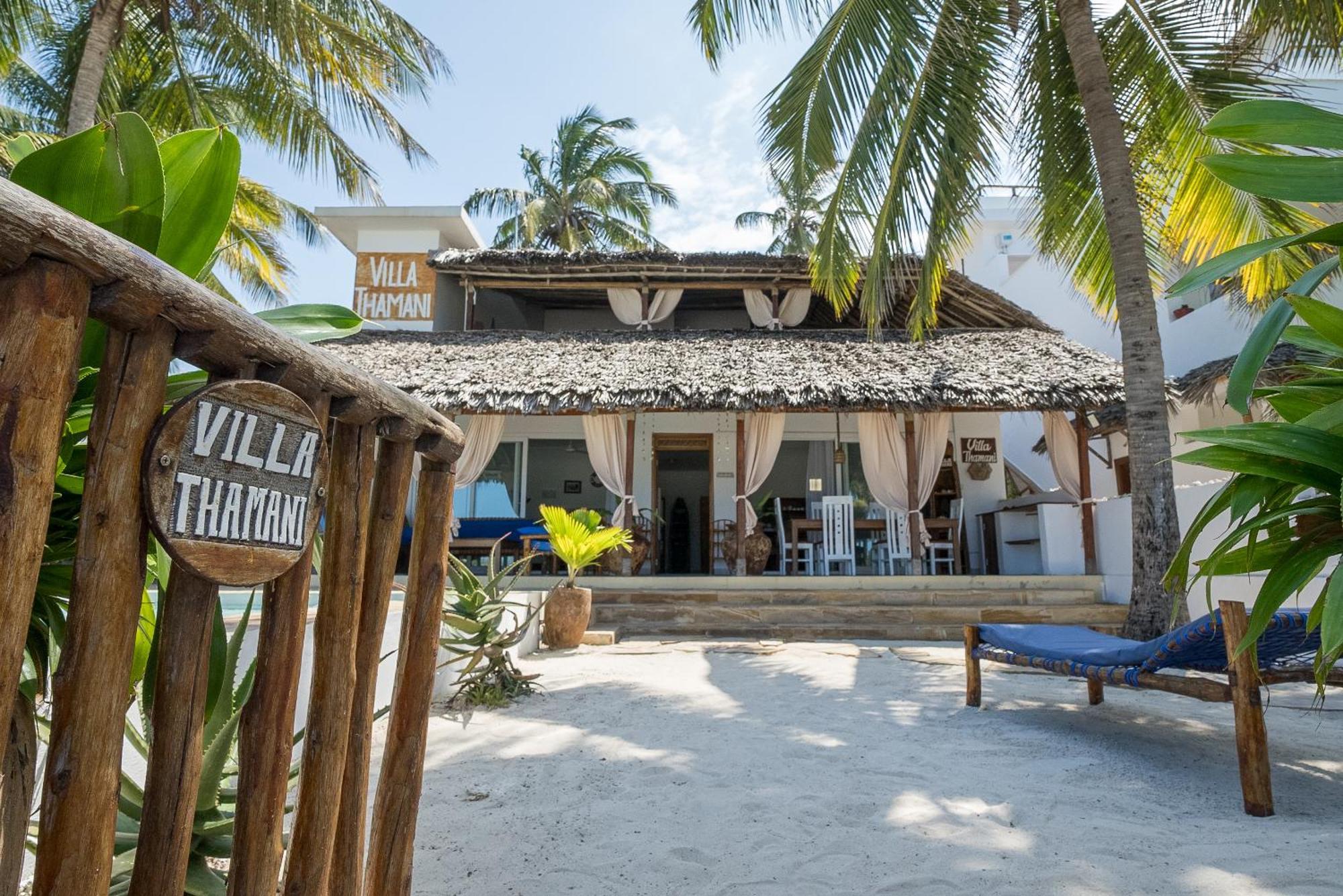 Beachfront Villa Thamani With Private Pool And Beach Zanzibarhouses Pwani Mchangani Exterior photo