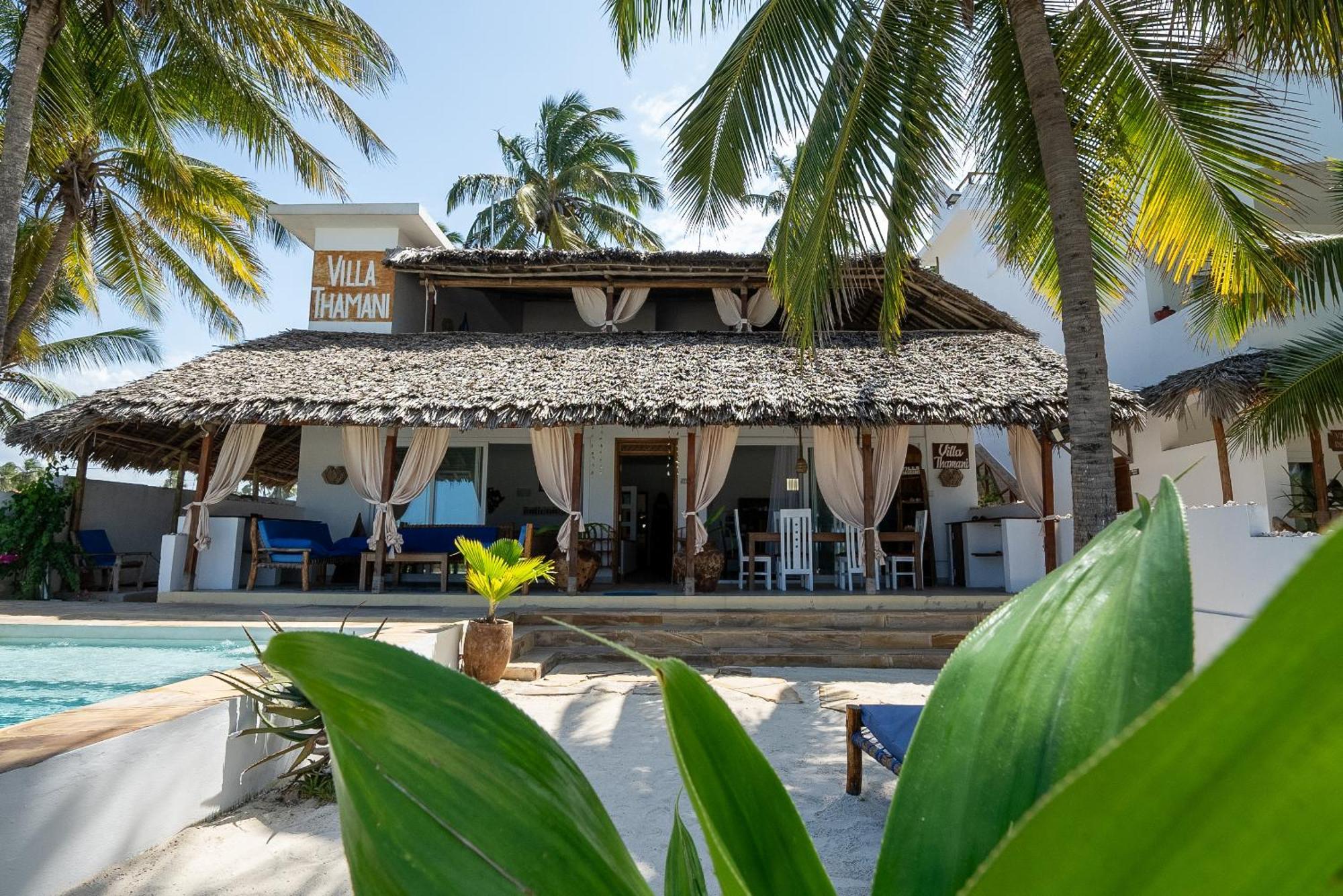 Beachfront Villa Thamani With Private Pool And Beach Zanzibarhouses Pwani Mchangani Exterior photo